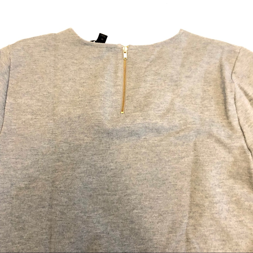 JCrew Pullover Knit with Tulle Trim | sz M - Picture 4 of 6